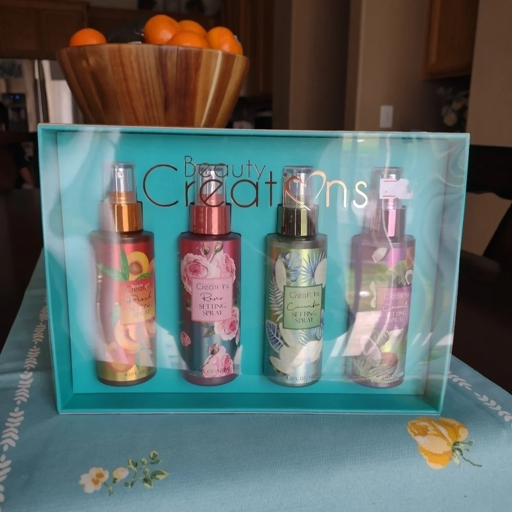 New Beauty Creations Set of 4 Scented Setting Spray FULL SIZE